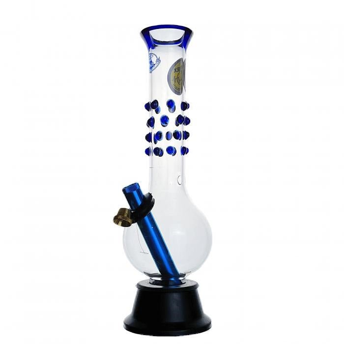 Agung Blue Tear Drop Glass Bong 26cm - Bong Empire