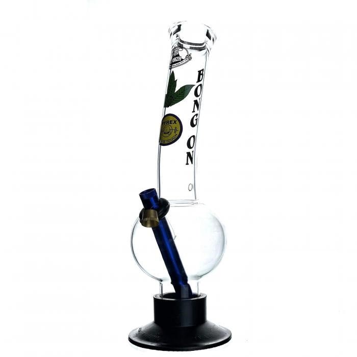 Agung Bong On Cheech Leaf Glass Bong 32cm - Bong Empire