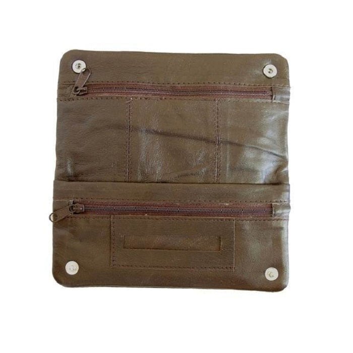 Agung Brown Leather Tobacco Pouch - Oz Sweet Puff