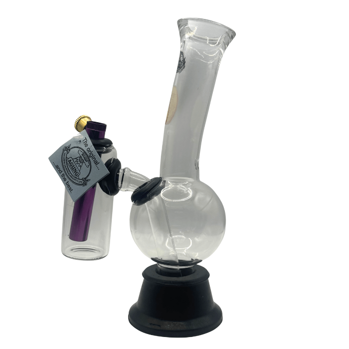 Agung Cheech Double Chamber Glass Bong 24cm - Bong Empire