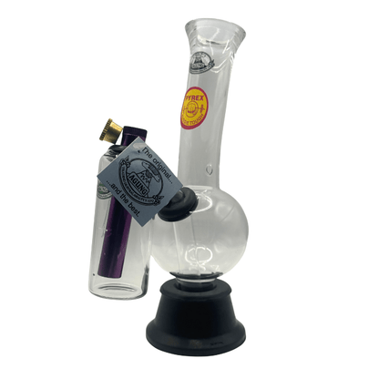 Agung Cheech Double Chamber Glass Bong 24cm - Bong Empire