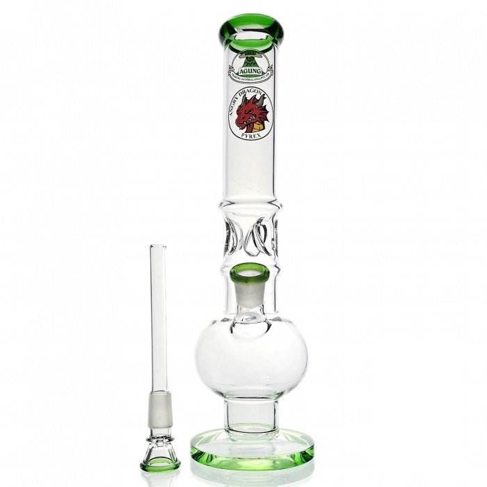 Agung Crazy Dragon Ice Slider Bubble Glass Bong 33cm - Bong Empire