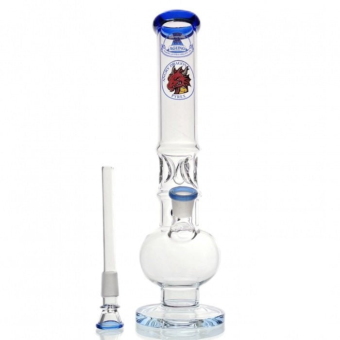 Agung Crazy Dragon Ice Slider Bubble Glass Bong 33cm - Bong Empire