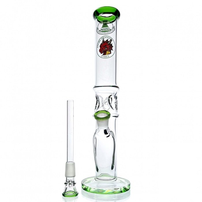 Agung Crazy Dragon Ice Slider Glass Bong 33cm - Bong Empire