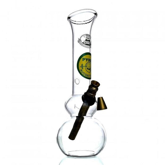 Agung Double Bubble Glass Bong 17cm - Bong Empire