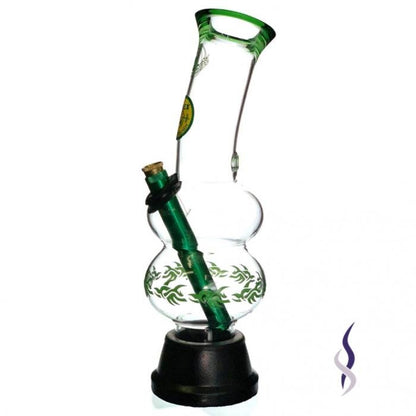 Agung Double Bubble Glass Bong 24cm - Bong Empire