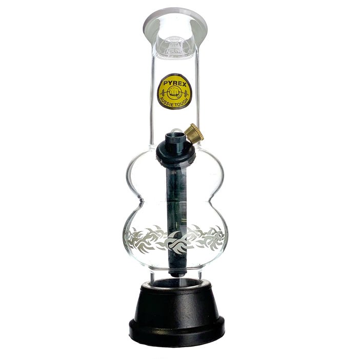 Agung Double Bubble Glass Bong 24cm - Bong Empire