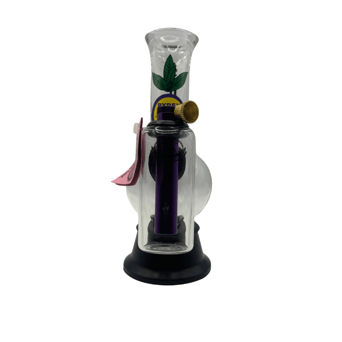 Agung Double Chamber Glass Bong 20cm - Bong Empire