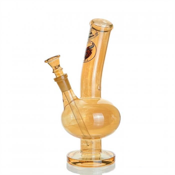 Agung Gold Luster Bubble Glass Bong 25cm - Bong Empire