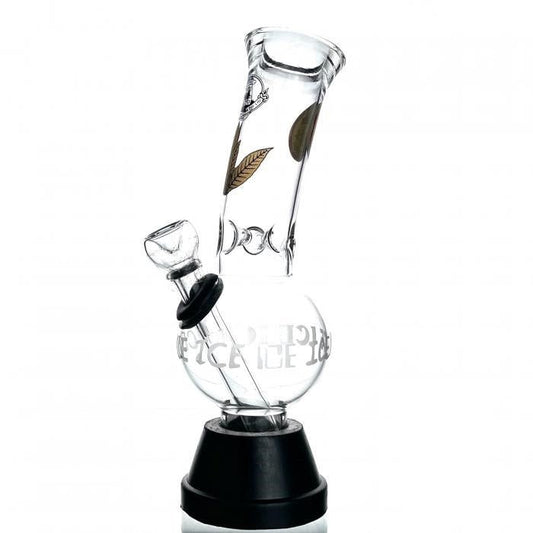 Agung Ice Catcher Leaf Glass Bong 27cm - Bong Empire