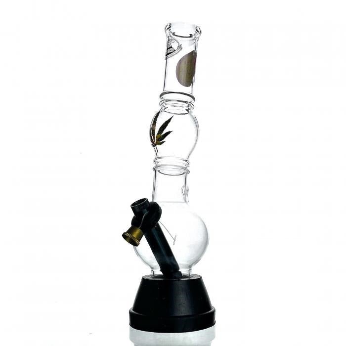 Agung Leaf Bubble Glass Bong 27cm - Bong Empire