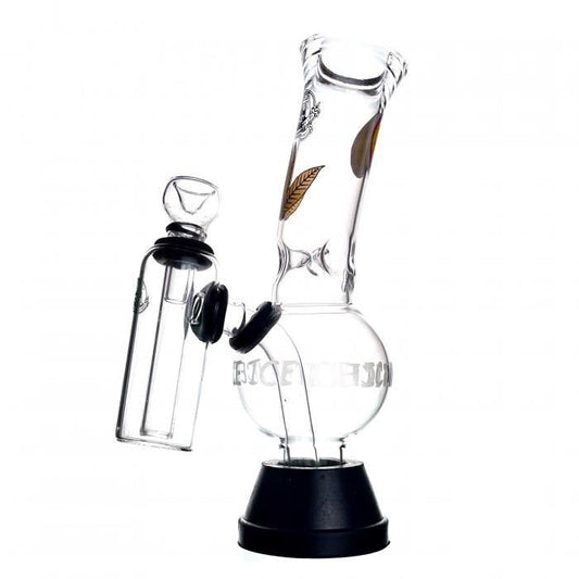 Agung Leaf Ice Catcher Chamber Glass Bong 27cm - Bong Empire