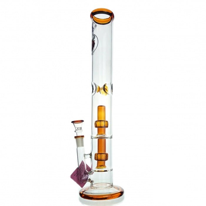 Agung Percolator Straight Tube Glass Bong 42cm - Bong Empire