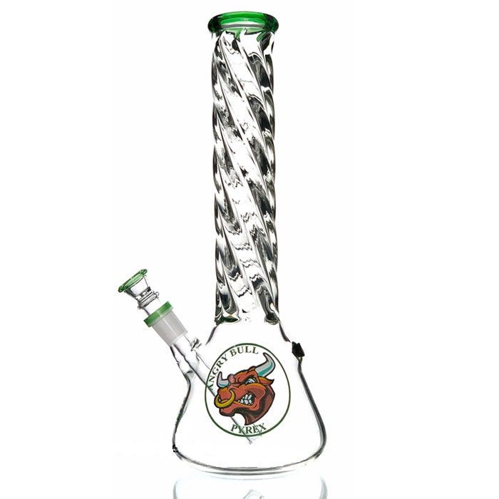 Agung Spiral Beaker Glass Bong 35cm - Bong Empire