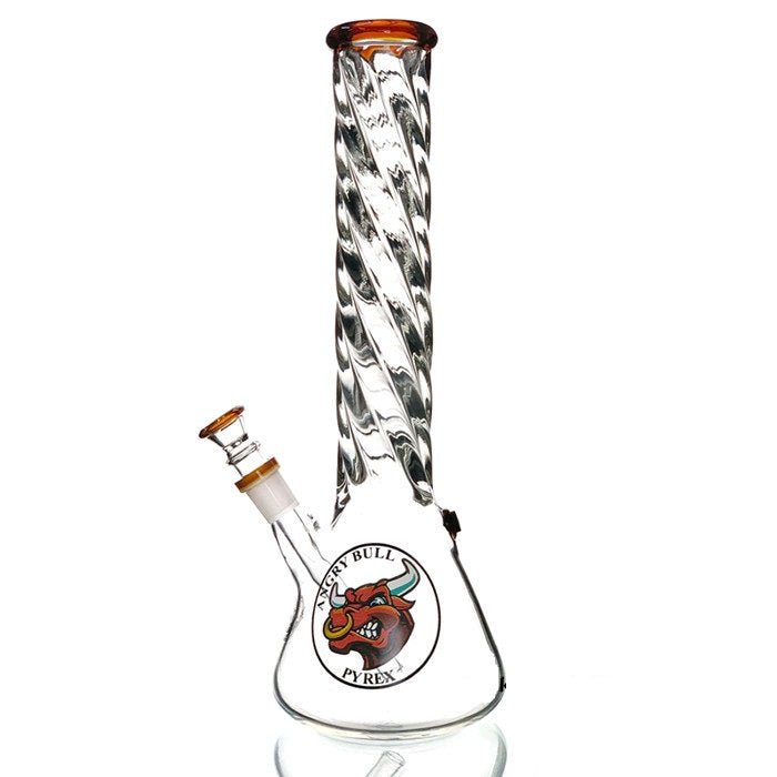 Agung Spiral Beaker Glass Bong 35cm - Bong Empire