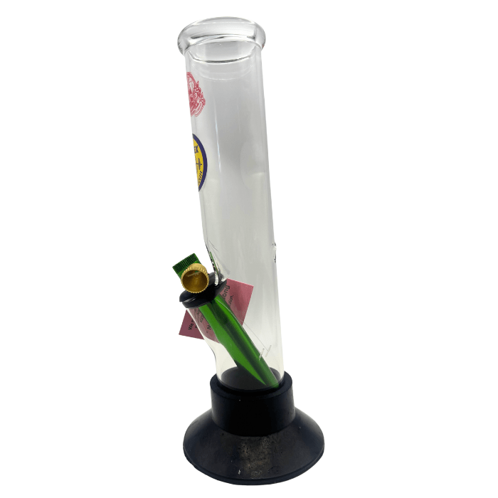 Agung Straight Tube Glass Bong 24cm - Bong Empire