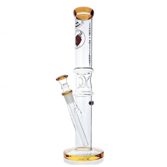 Agung Straight Tube Ice Slider Glass Bong 33cm - Bong Empire