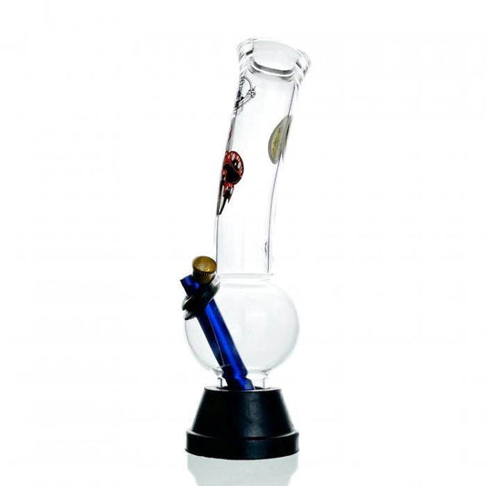 Agung Sturdy Decal Medium Glass Bong 26cm - Bong Empire