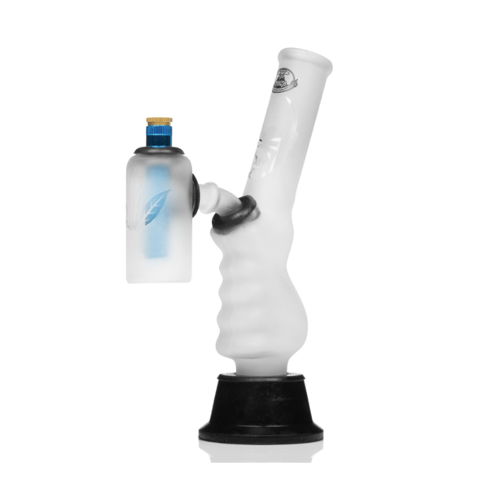 Agung Mini Gripper Frosted Double Chamber Bong 24cm