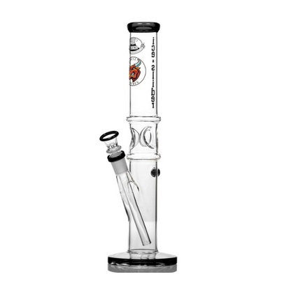 Agung Straight Tube Ice Slider Glass Bong 33cm