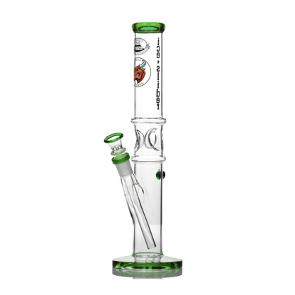 Agung Straight Tube Ice Slider Glass Bong 33cm