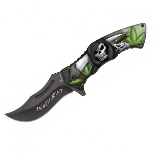 Albainox 3D Skull Fantasy Folding Knife 13cm - Bong Empire