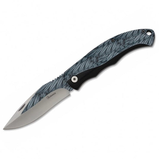 Albainox Satin 3D Leaf Pocket Knife 11cm - Bong Empire