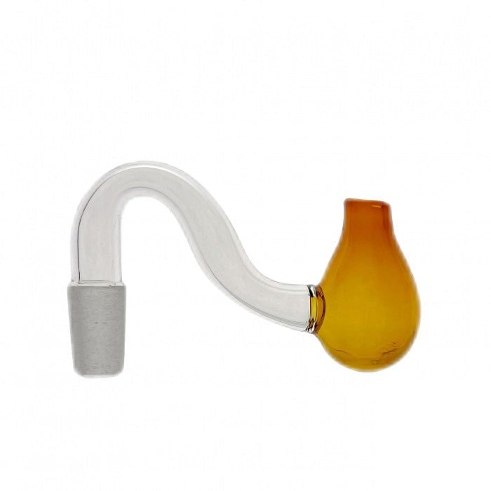 Mini Coloured Glass Bubbler Top Pipe 14mm / 8cm Amble