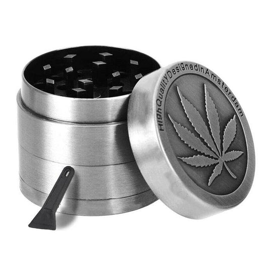 Amsterdam Zinc Alloy 4 Piece Grinder 40mm - Bong Empire