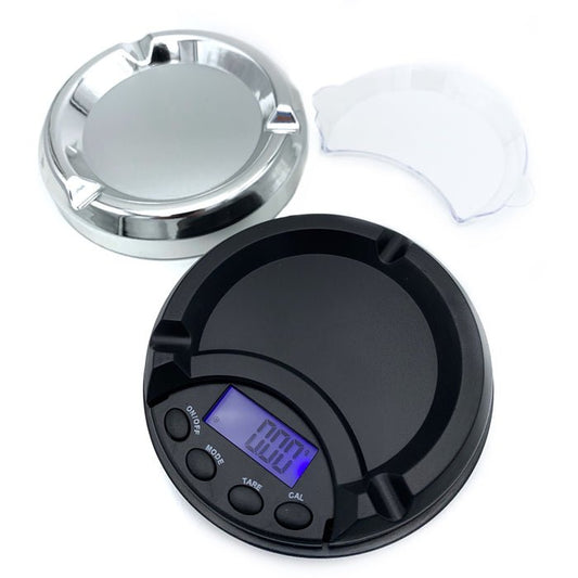 Ashtray Style Weighing Digital Scales 0.01g - 200g - Bong Empire