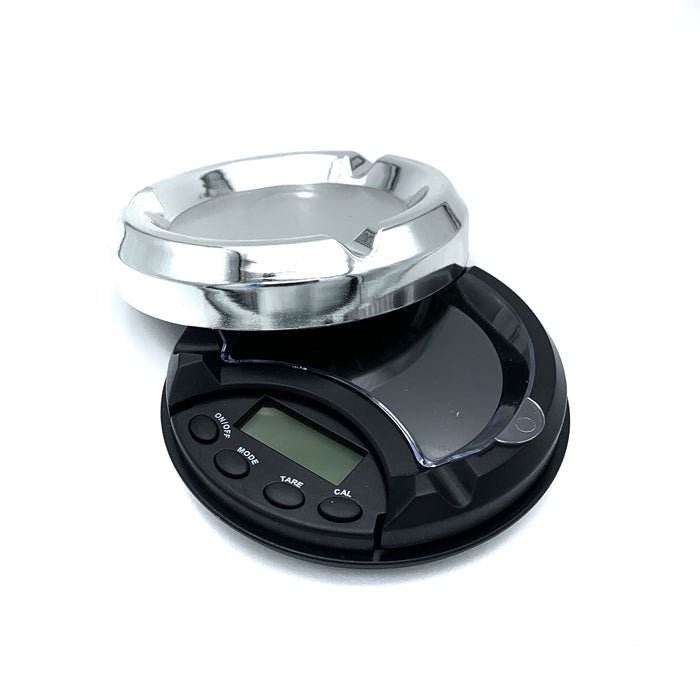 Ashtray Style Weighing Digital Scales 0.01g - 200g - Bong Empire