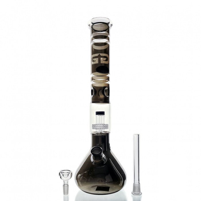 Grace Glass Black Powder Percolator Bong 45cm