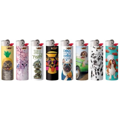 BIC Large Animal Lover Gas Lighter - Bong Empire