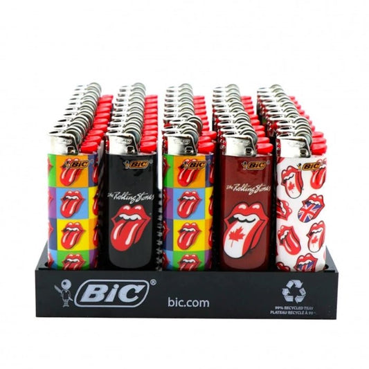 BIC Large Rolling Stones Gas Lighter - Bong Empire