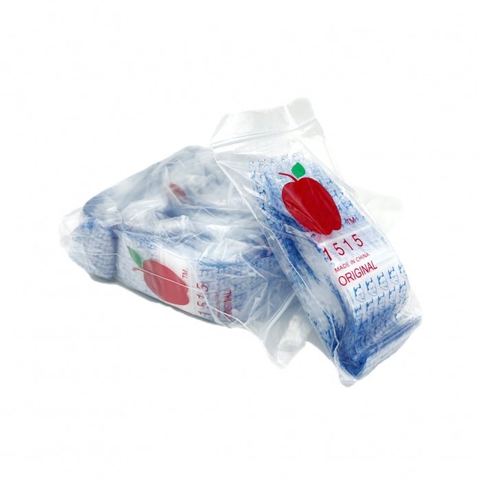 Blue Ghost Resealable Plastic Bags 38x38mm 1000 Pack - Bong Empire