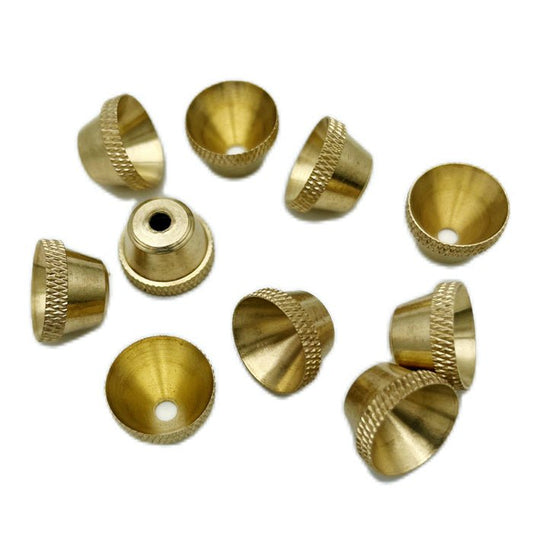 Bonza Bucket Brass Cone Pieces 10 Pack - Bong Empire