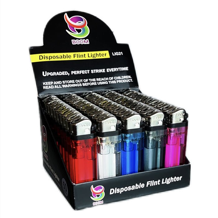 Boom Gas Lighter 50 Pack - Bong Empire