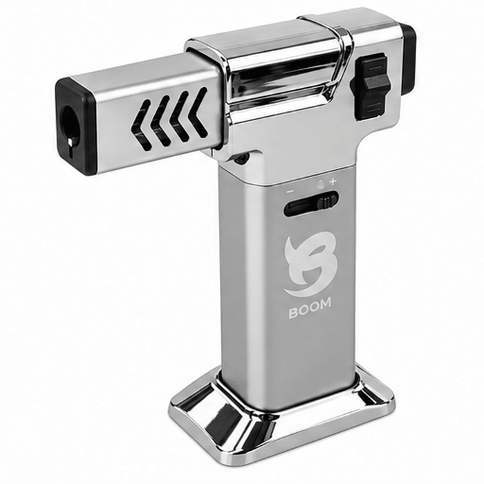 Boom Gun Torch Jet Lighter 15cm Silver