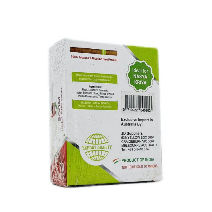 Boom Herbal Filter Smokes Green Flavour 20 Pack - Bong Empire