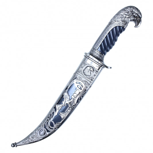 Buckshot Hunting Knife with Eagle Pommel 36cm