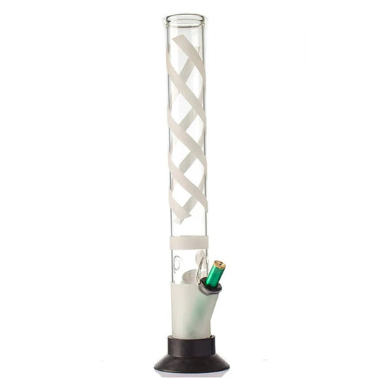 MWP Spiral Didgeridoo Straight Tube Glass Bong 46cm