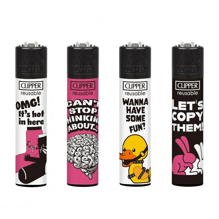 Clipper Hot Quotes Refillable Gas Lighter