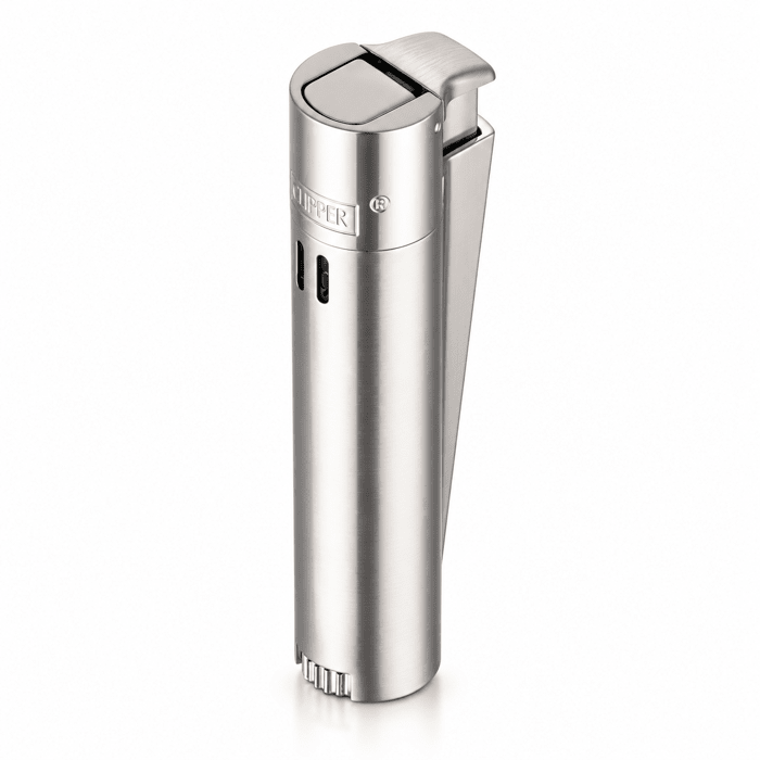 Clipper Metal Jet Lighter With Case