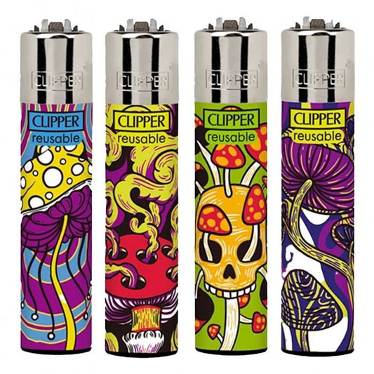 Clipper Mush & Go Refillable Gas Lighter - Bong Empire