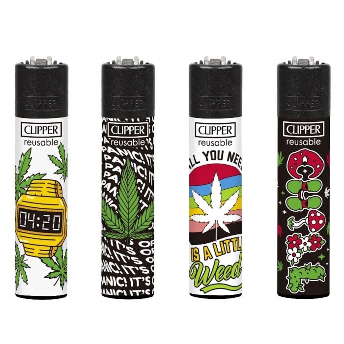 Clipper Smoke Time Refillable Lighter - Bong Empire