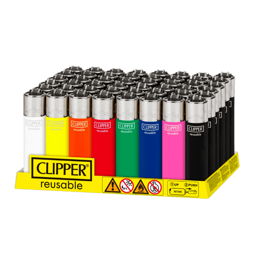 Clipper Solid Colour Refillable Lighter - Oz Sweet Puff
