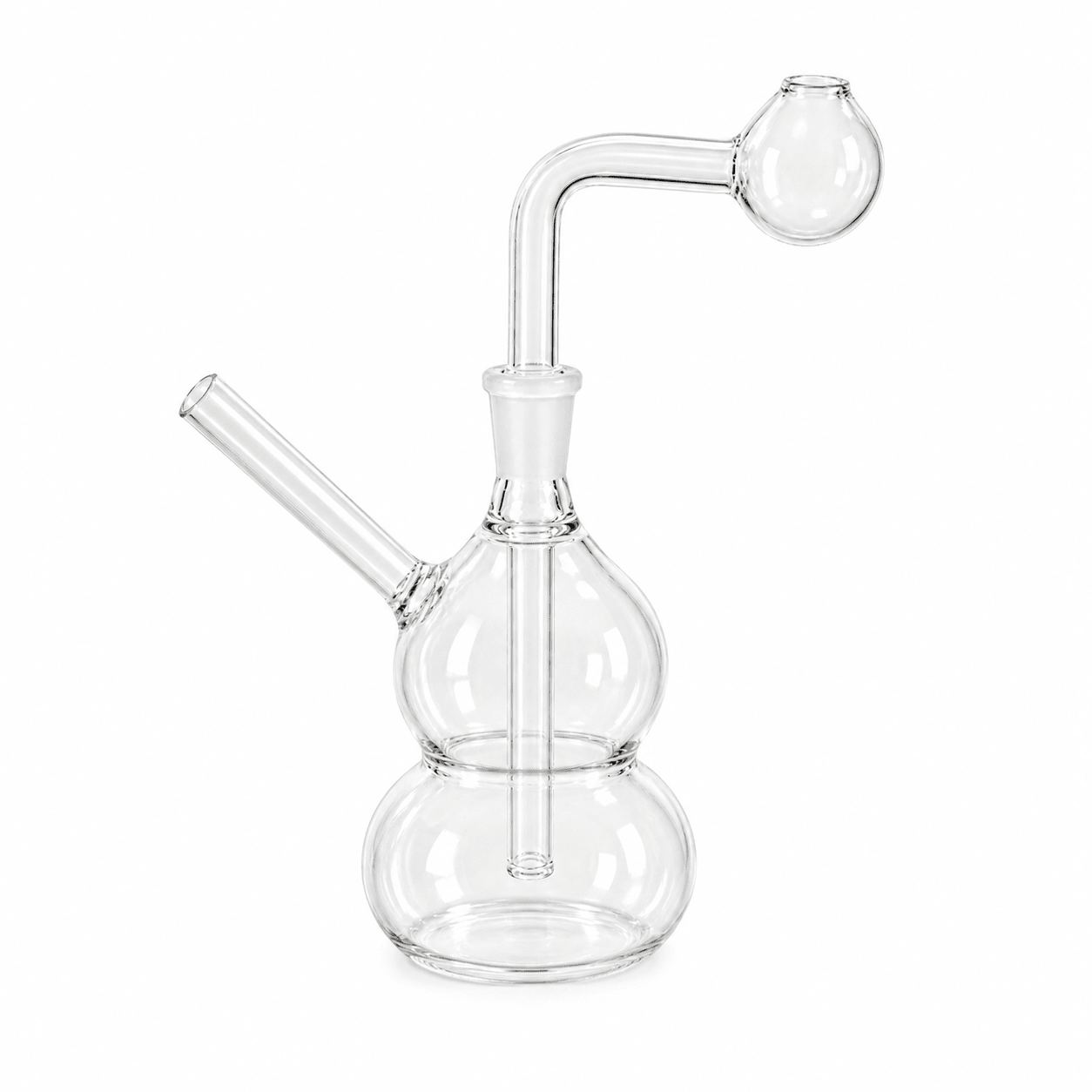 Double Bubble Glass Water Pipe - Oz Sweet Puff