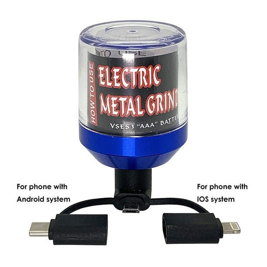 Electric USB Portable Herb Grinder Powered By Phone - Bong Empire