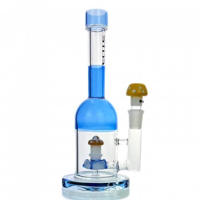 Elite Mushroom Percolator Glass Bong 25cm - Bong Empire