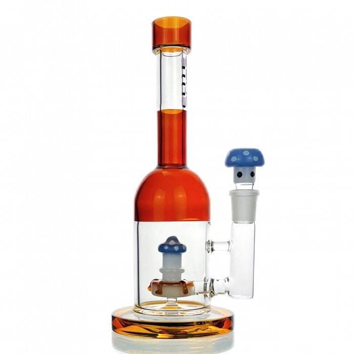 Elite Mushroom Percolator Glass Bong 25cm - Bong Empire